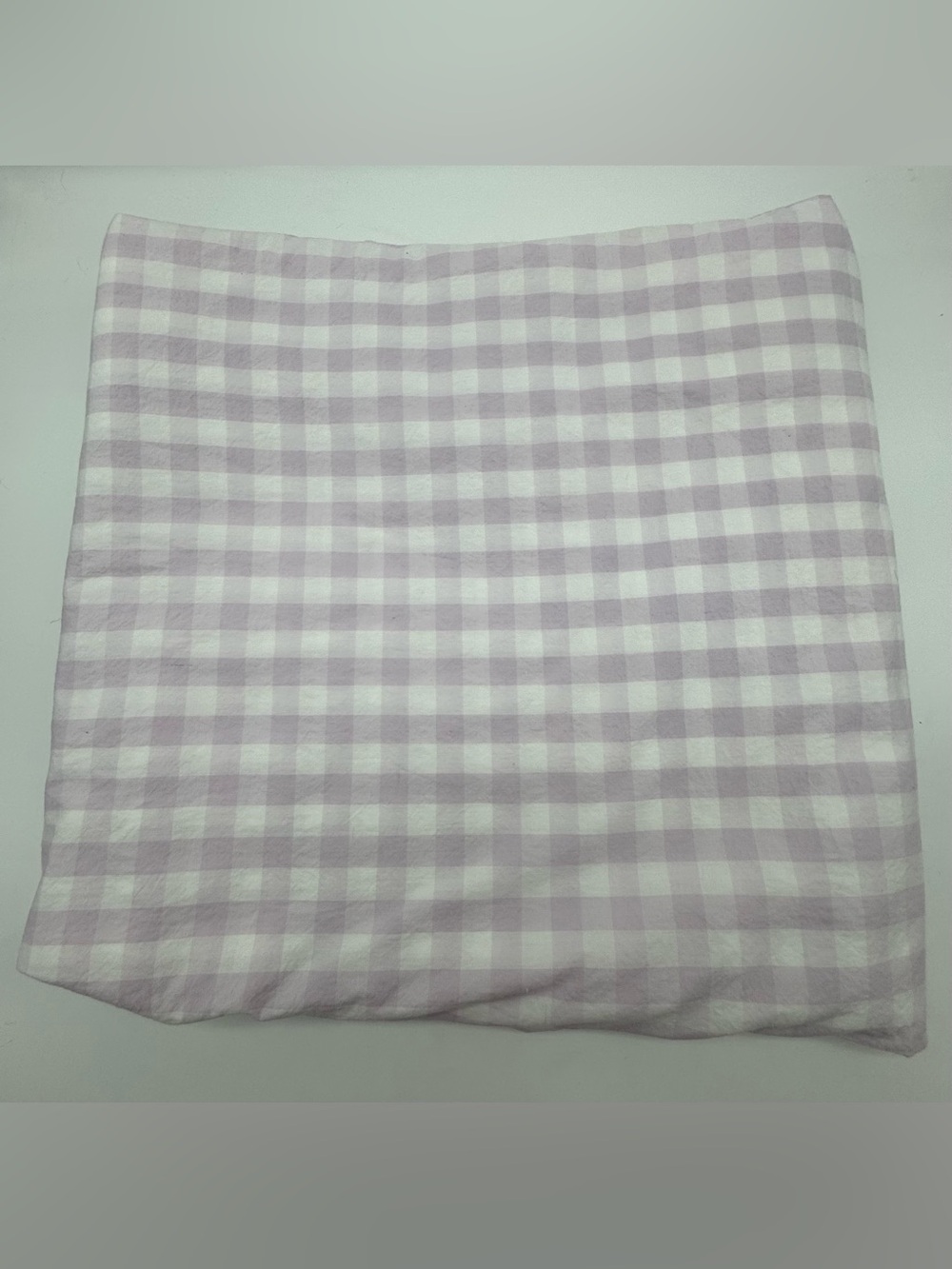 Serena & Lily Lavender and White Gingham Bedding Sheet